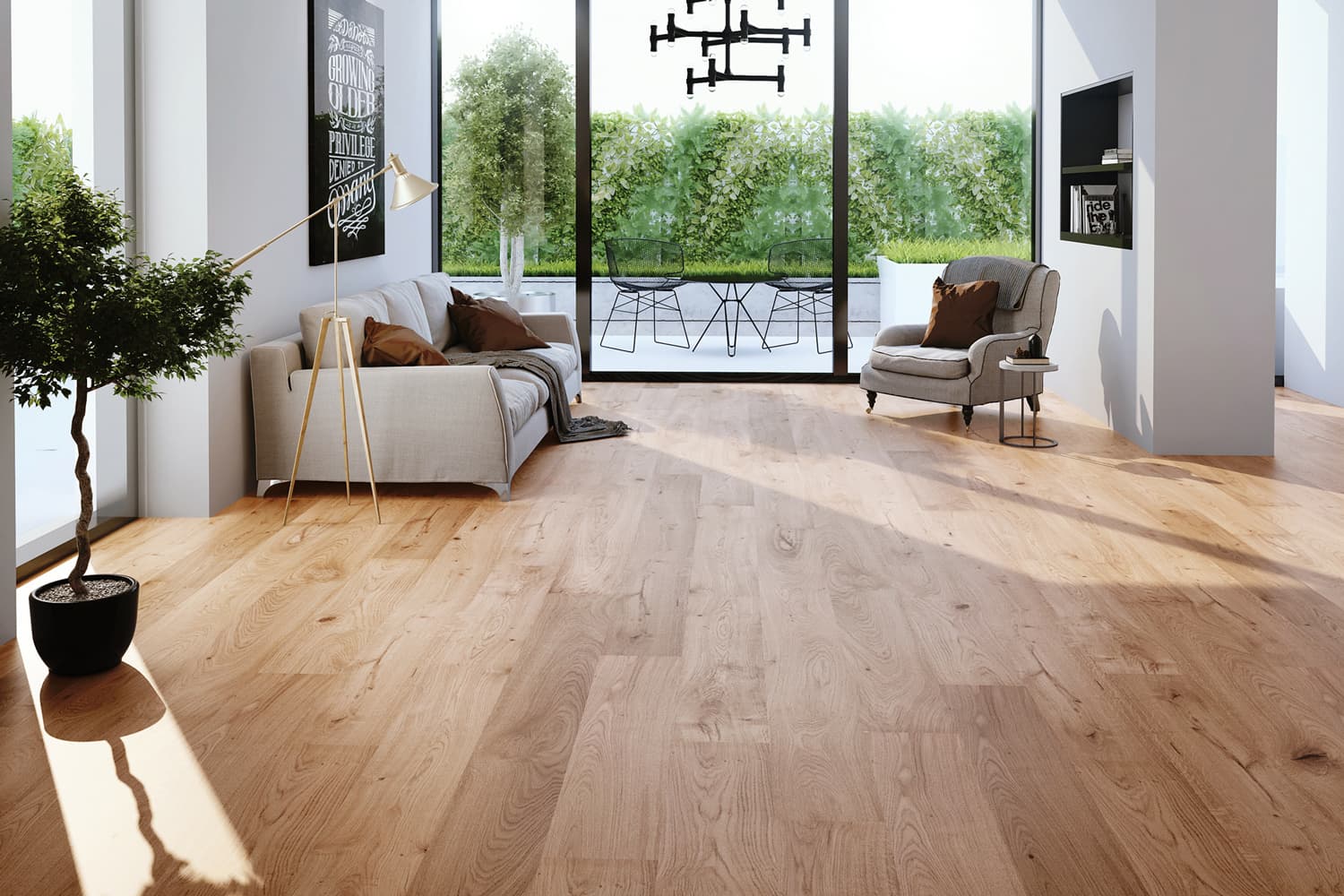 Timber floor. Мягкий ламинат на пол. Дуб Урбан. Engineered Timber Flooring.